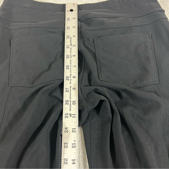 ATHLETA Metro Joggers Black Size Small Nylon Spandex Zipper Pockets Drawstring - Picture 11 of 12